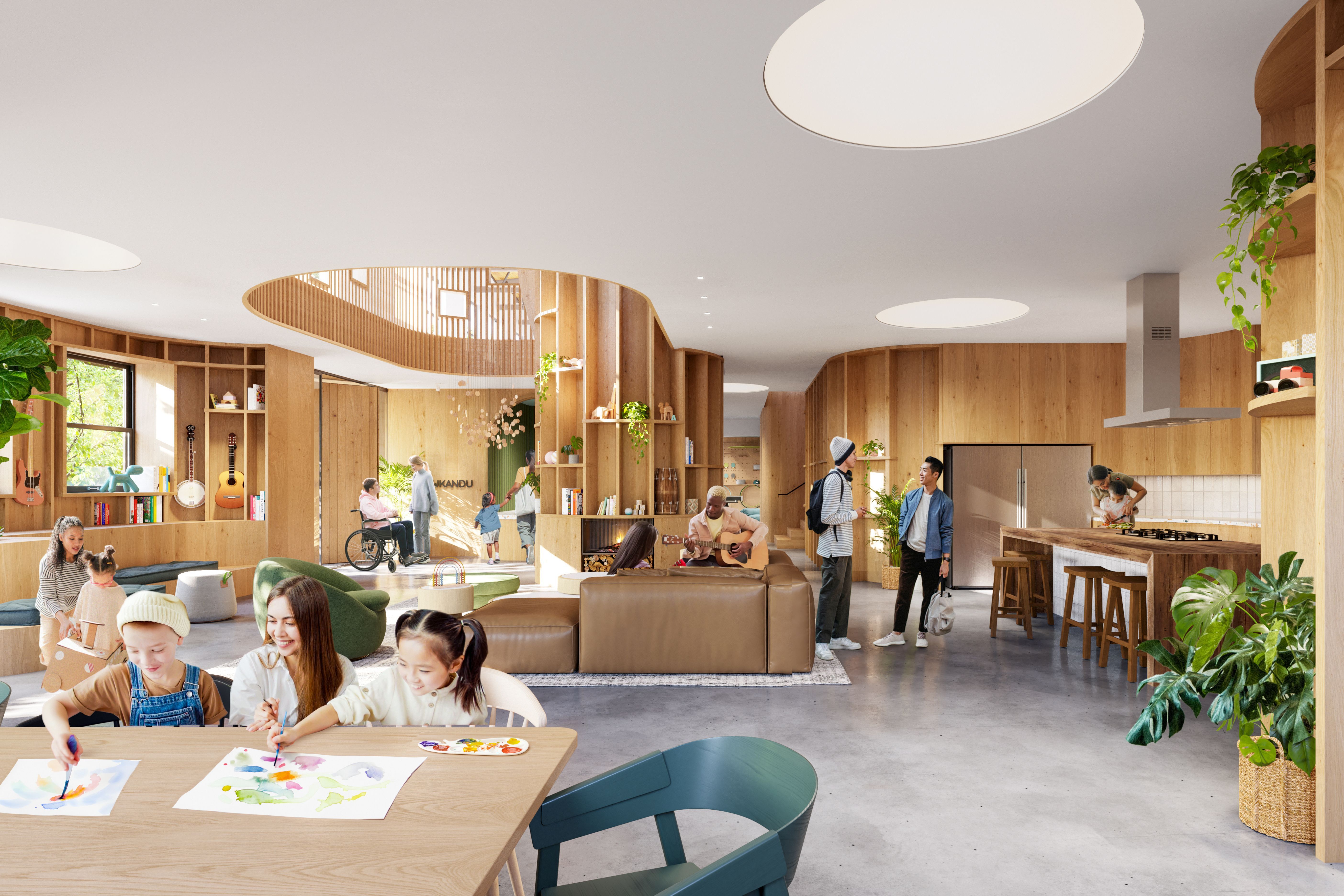 Loft rendering main room